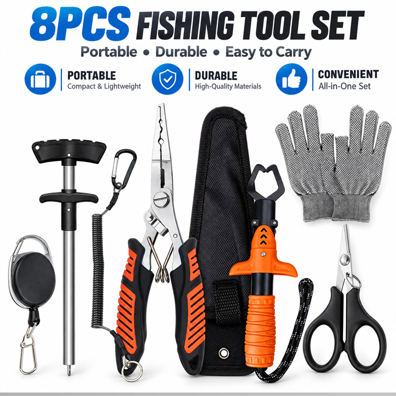 Ensemble de pinces de pêche mu - Fishing Hook Sharpener avis et prix