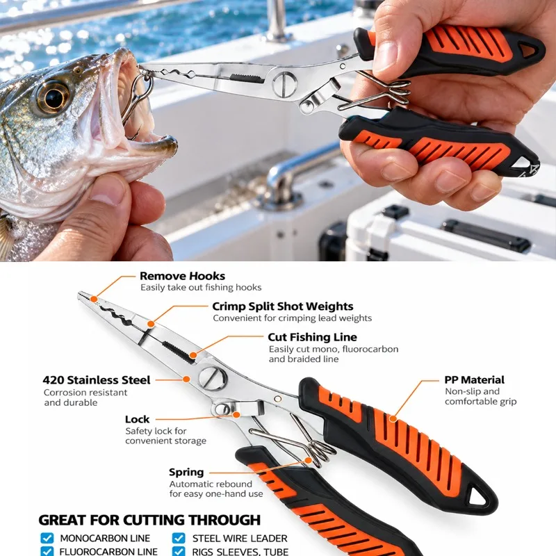 Ensemble de pinces de pêche mu - Fishing Hook Sharpener avis et prix
